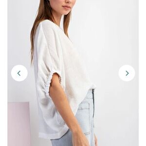Elegant White Women's Top